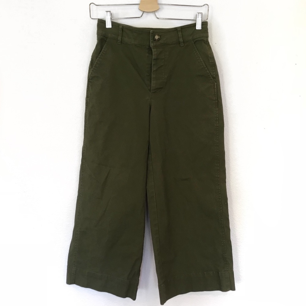 Madewell Langford High-Waisted Wide-leg Crop Pant